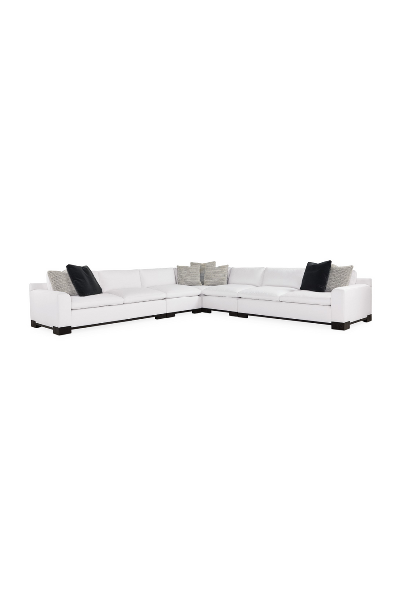 Canapé Modulaire Moderne Blanc | Caracole Refresh | OROA.fr