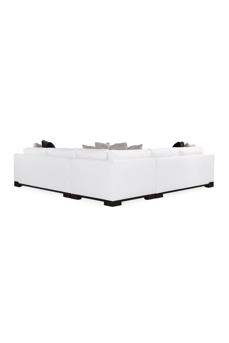 Canapé Modulaire Moderne Blanc | Caracole Refresh | OROA.fr