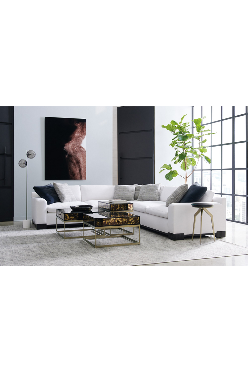 Canapé Modulaire Moderne Blanc | Caracole Refresh | OROA.fr