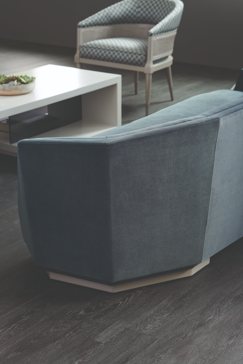 Canapé Moderne Bleu Foncé | Caracole Expressions | Oroa.fr