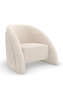 Fauteuil d’appoint moderne incurvé | Caracole Movement | OROA.fr