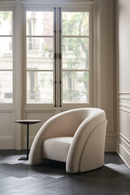 Fauteuil d’appoint moderne incurvé | Caracole Movement | OROA.fr