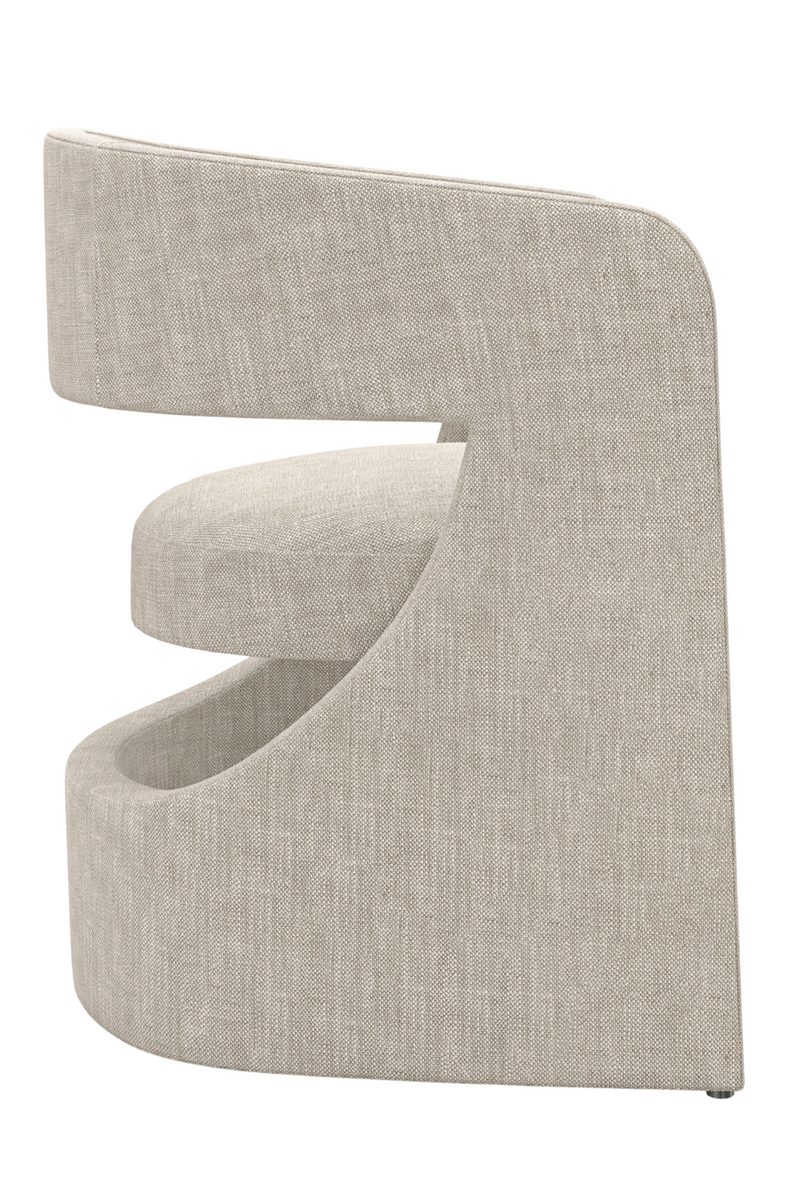 Fauteuil Moderne à Dossier Arrondi | Caracole Soft Balance | Oroa.fr