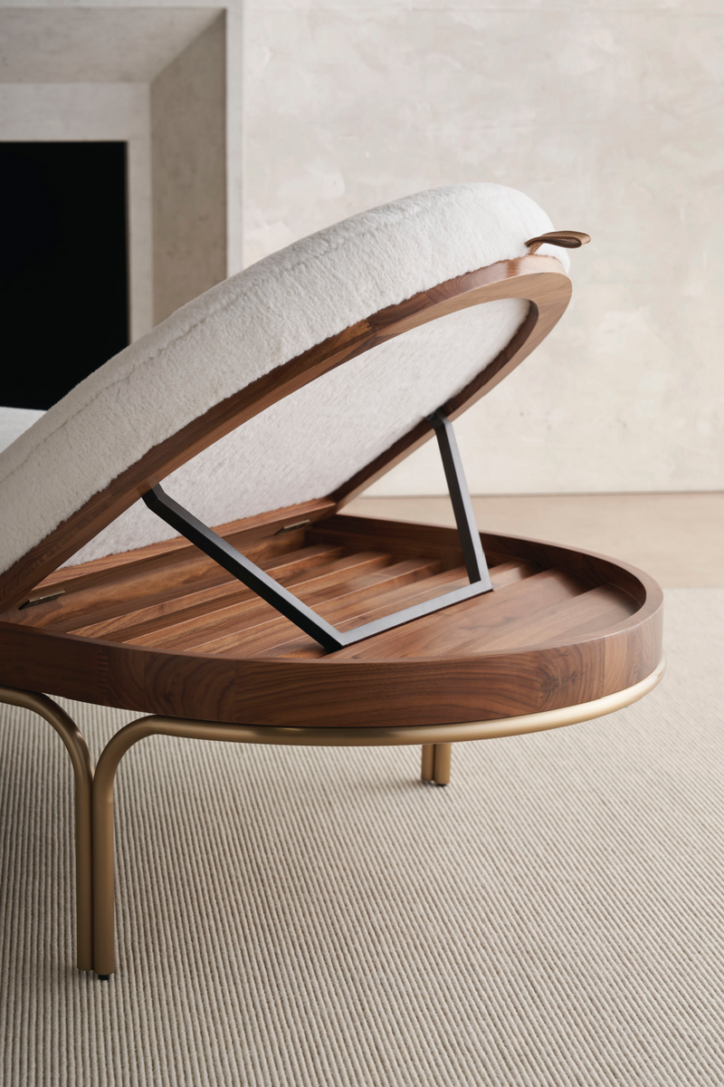 Chaise longue moderne inclinable | Caracole Rhythm