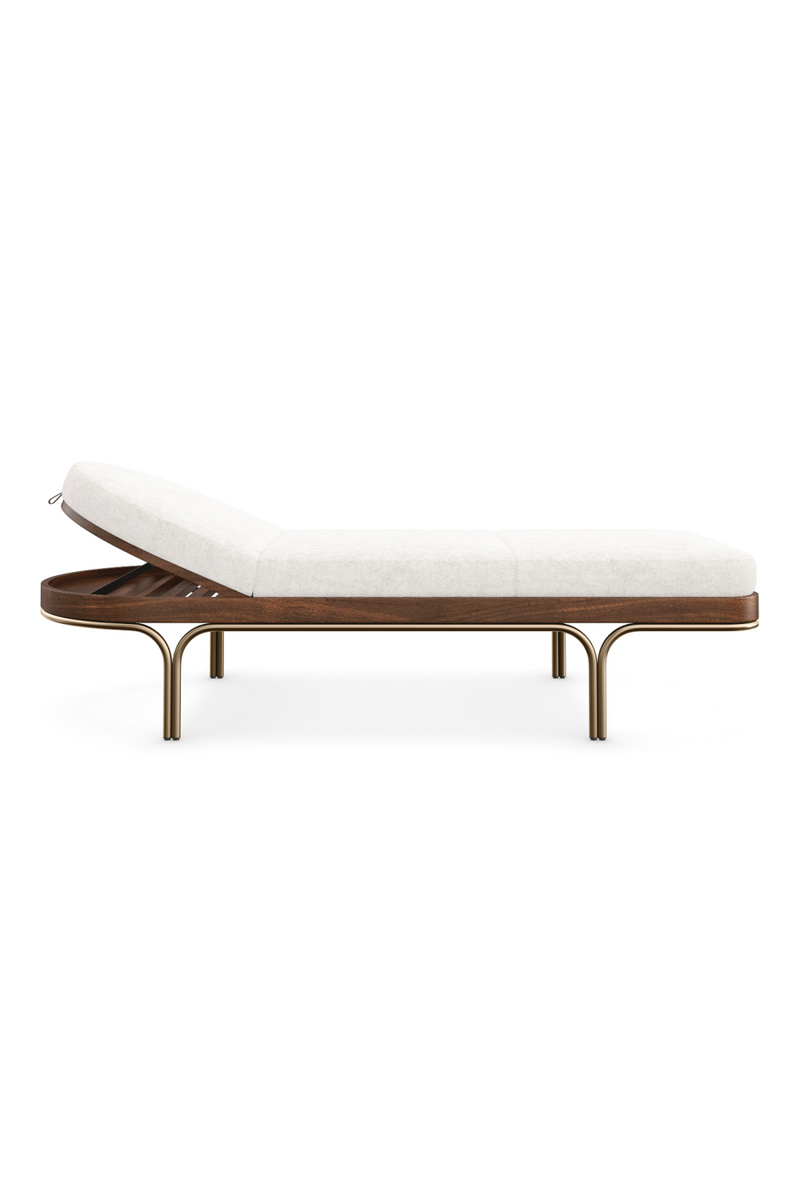 Chaise longue moderne inclinable | Caracole Rhythm | OROA.fr