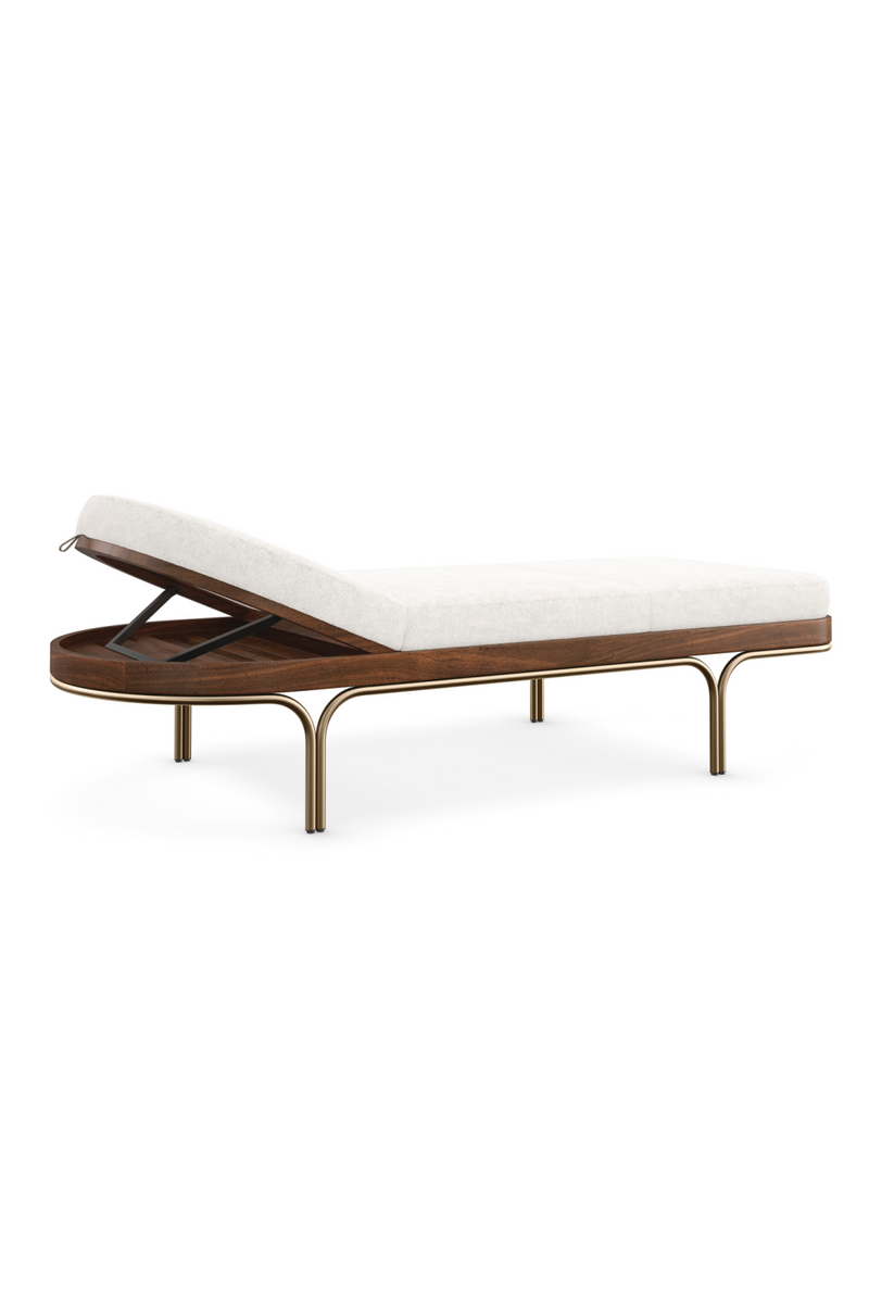 Chaise longue moderne inclinable | Caracole Rhythm | OROA.fr