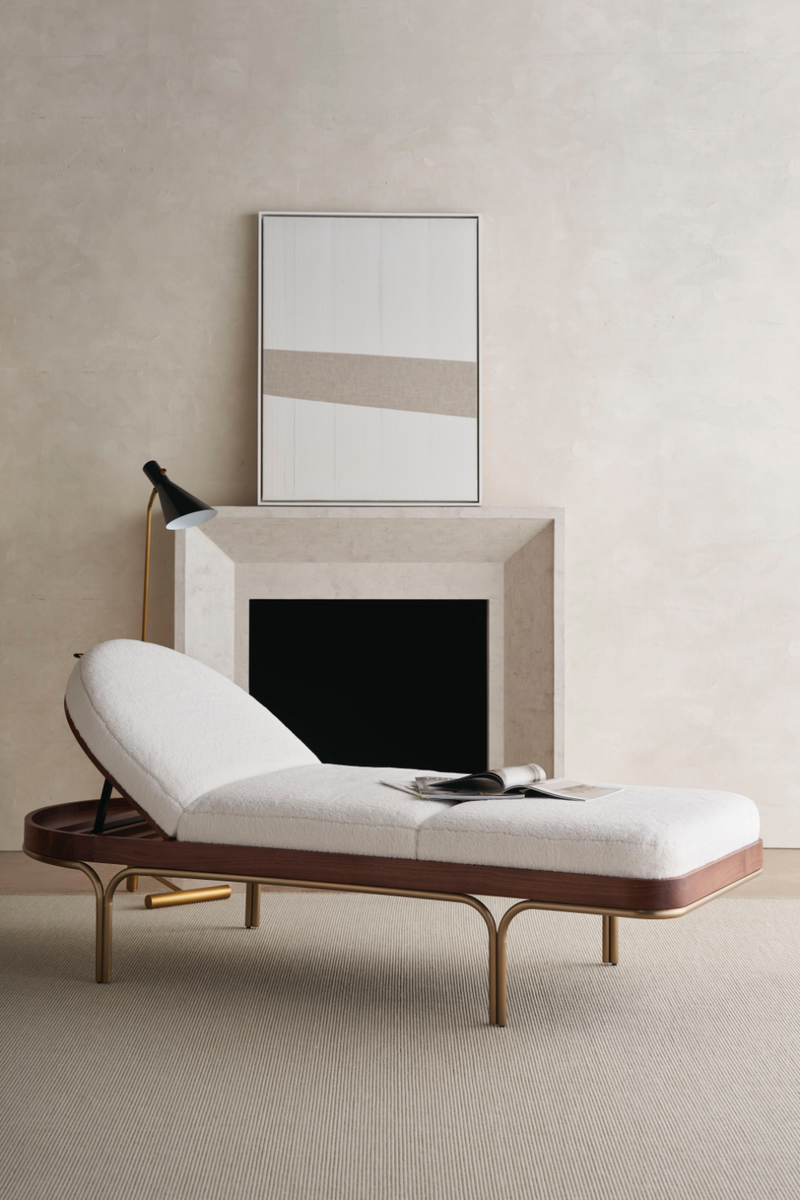 Chaise longue moderne inclinable | Caracole Rhythm | OROA.fr