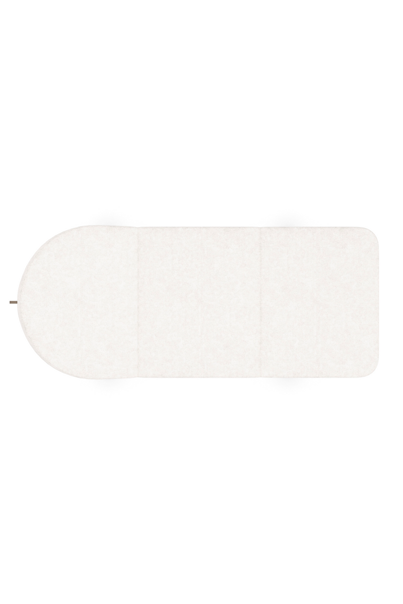 Chaise longue moderne inclinable | Caracole Rhythm | OROA.fr
