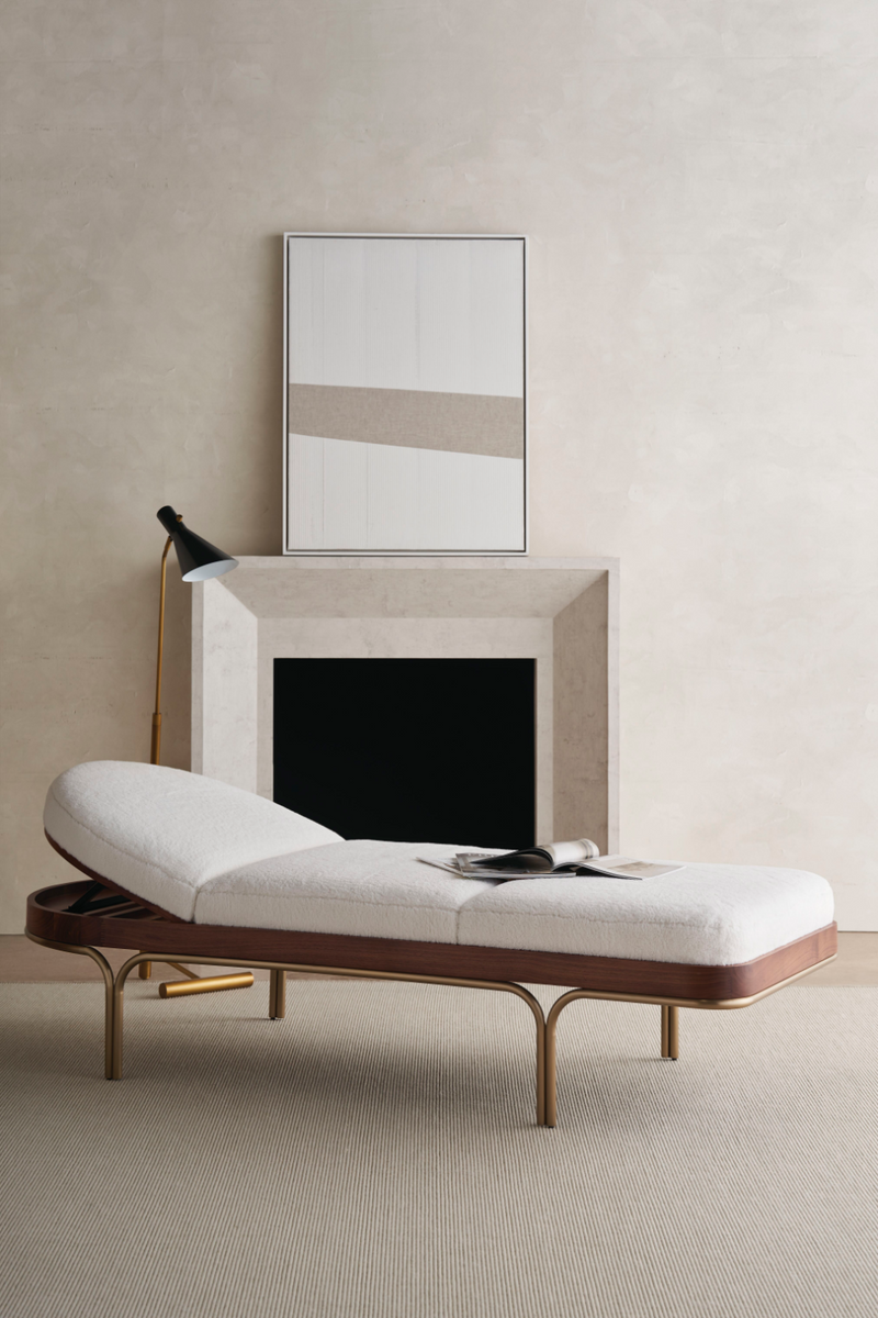 Chaise longue moderne inclinable | Caracole Rhythm | OROA.fr