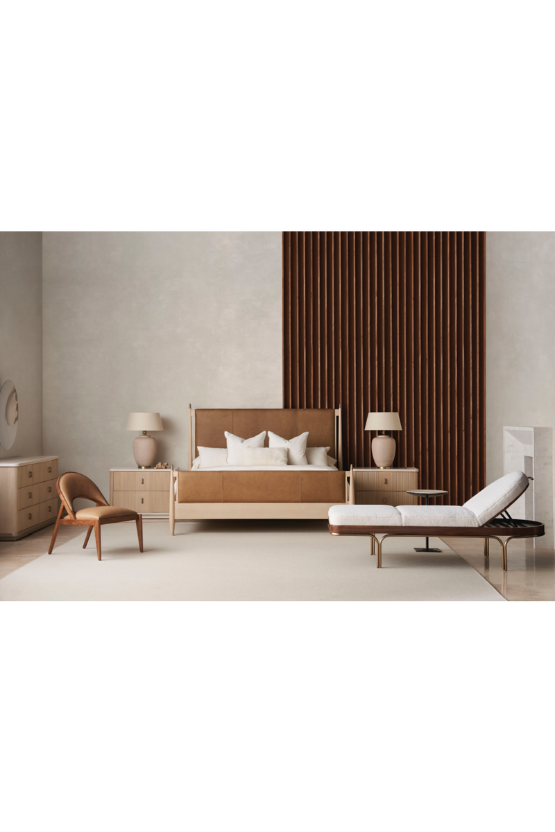 Chaise longue moderne inclinable | Caracole Rhythm | OROA.fr