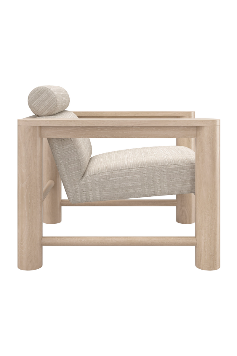 Fauteuil lounge à cadre en chêne | Caracole Unity | OROA.fr