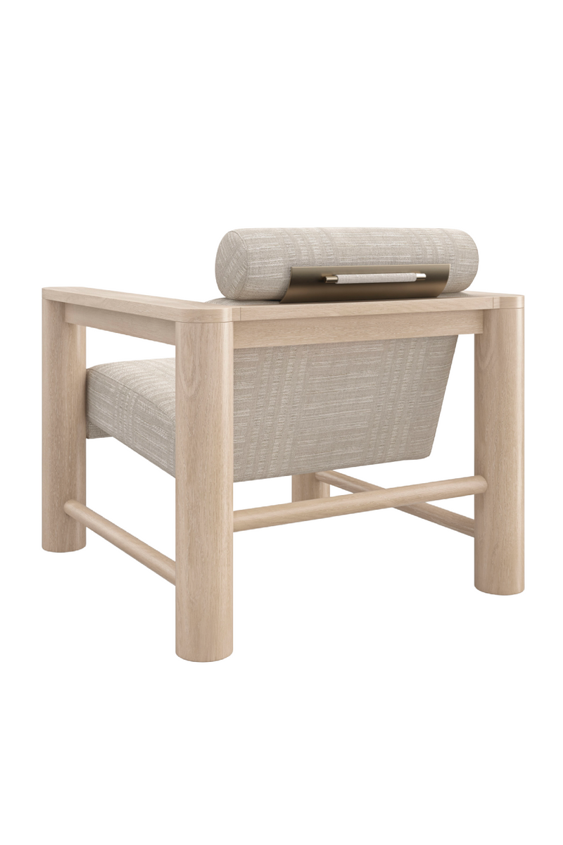 Fauteuil lounge à cadre en chêne | Caracole Unity | OROA.fr