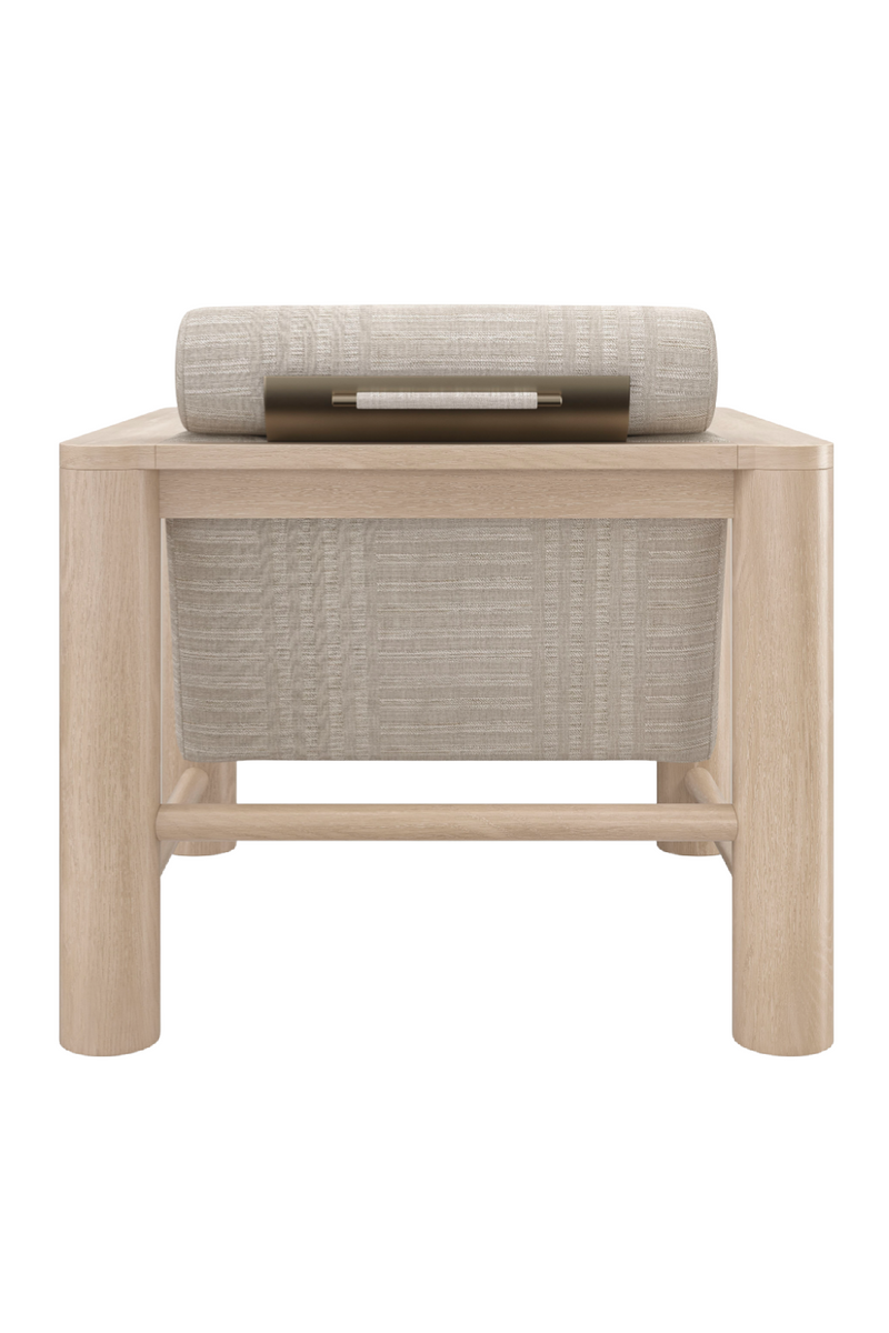 Fauteuil lounge à cadre en chêne | Caracole Unity | OROA.fr