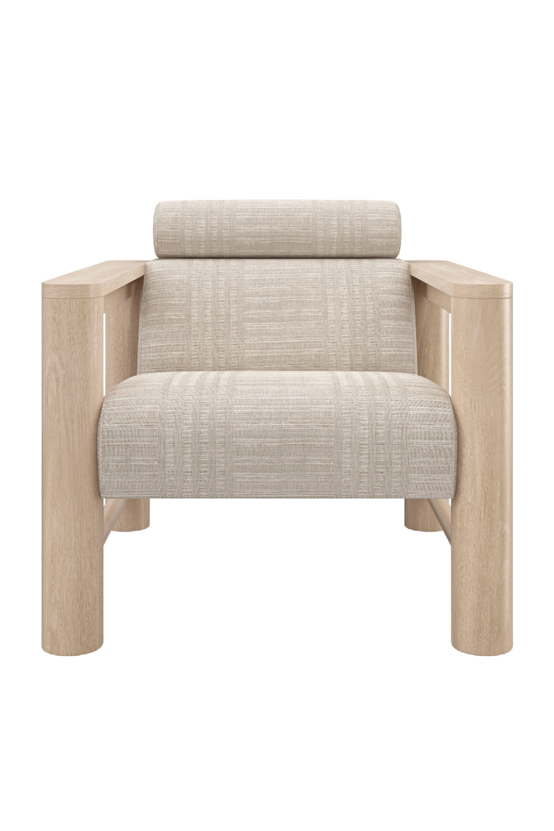 Fauteuil lounge à cadre en chêne | Caracole Unity | OROA.fr