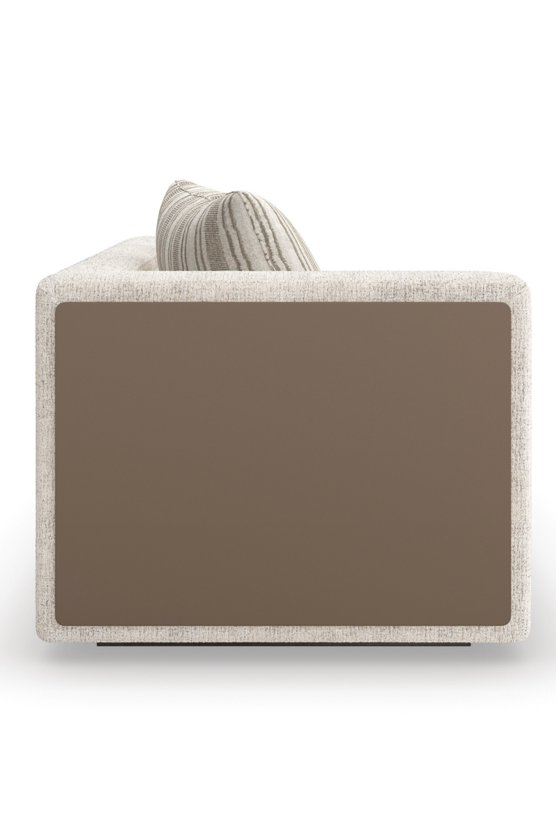 Canapé d’Angle Minimaliste Crème | Caracole Unity | OROA.fr