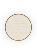 Table d'appoint en pierre et laiton | Caracole Spot | Meubleluxe.fr