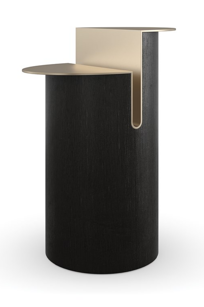 Table d’Appoint à Plateau Divisé en Bronze | Caracole Discord | OROA.fr