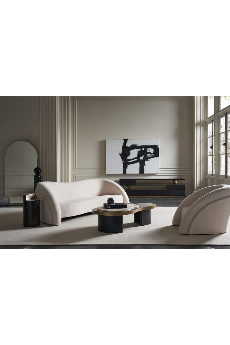 Table d’Appoint à Plateau Divisé en Bronze | Caracole Discord | OROA.fr