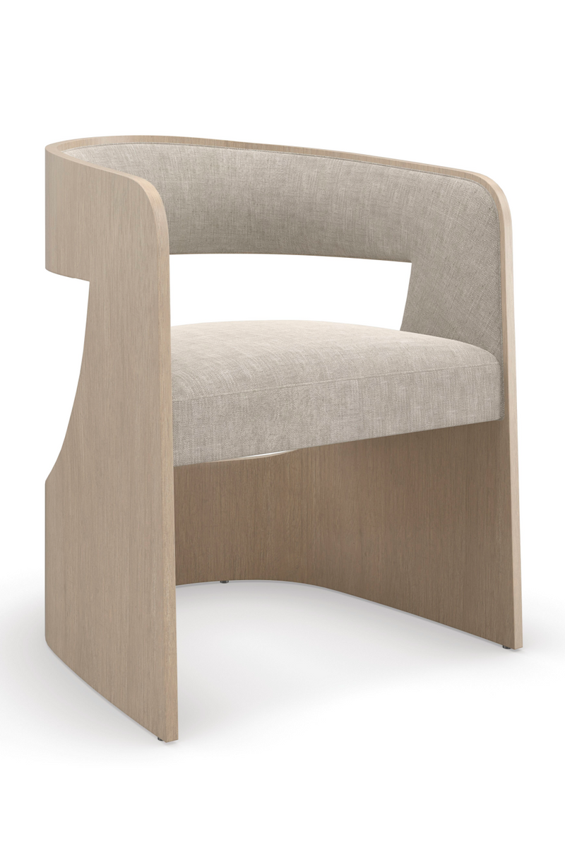 Chaise d’appoint en chêne courbé | Caracole Balance | OROA.fr