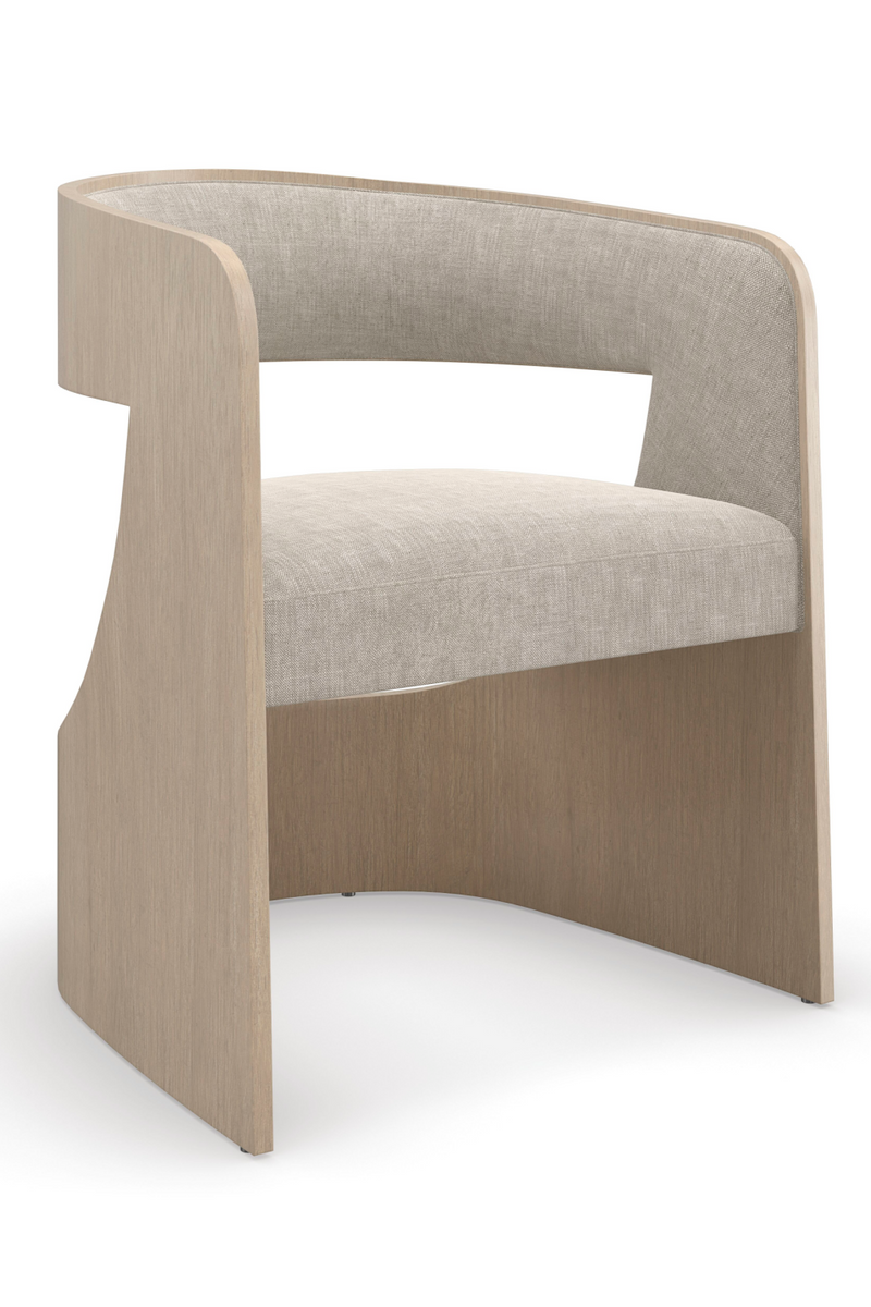 Chaise d’appoint en chêne courbé | Caracole Balance | OROA.fr
