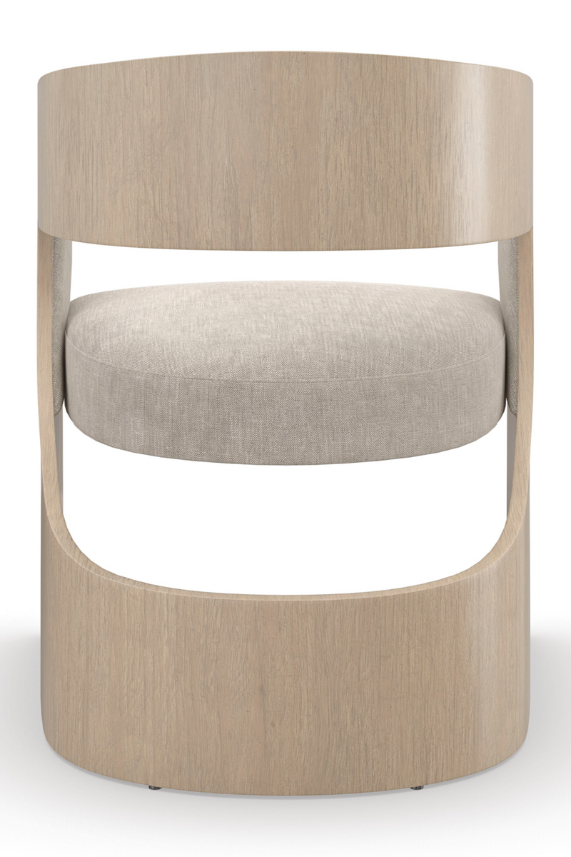 Chaise d’appoint en chêne courbé | Caracole Balance | OROA.fr