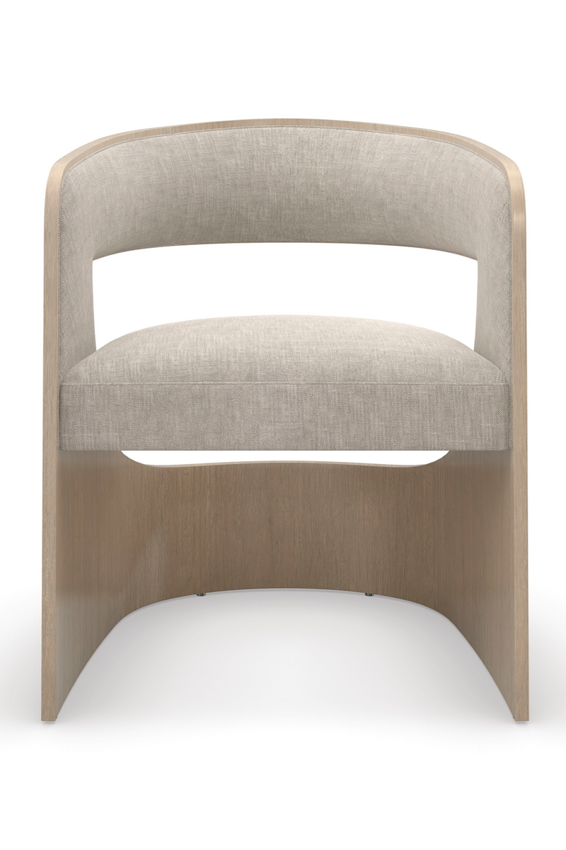 Chaise d’appoint en chêne courbé | Caracole Balance | OROA.fr