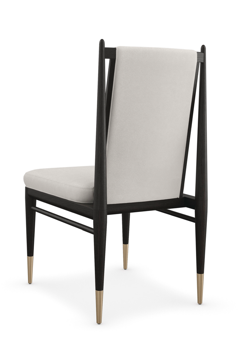 Chaise de Salle à Manger Bouclé Ivoire | Caracole Unity | OROA.fr
