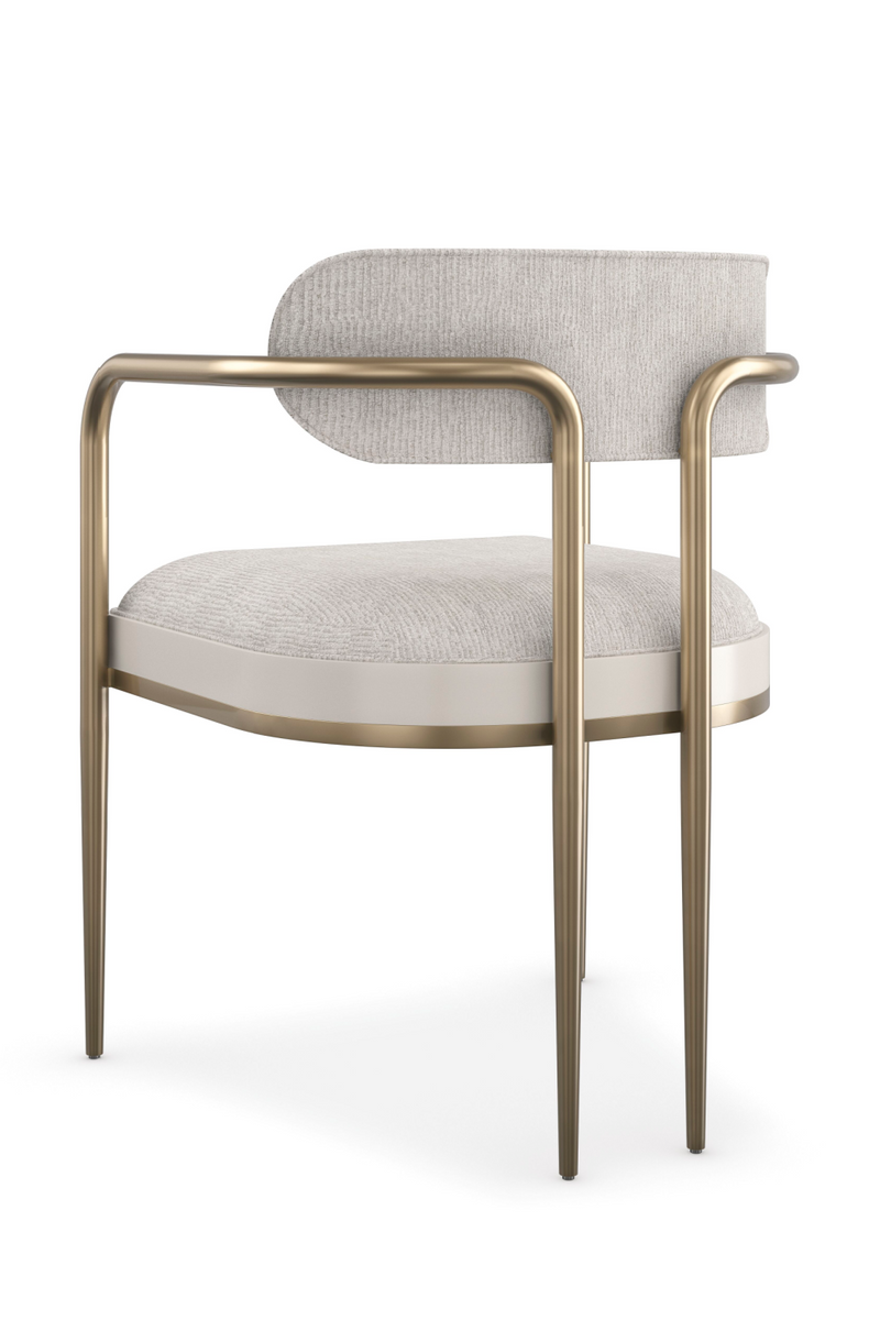 Chaise de salle à manger avec cadre en bronze | Caracole Emphasis | OROA.fr