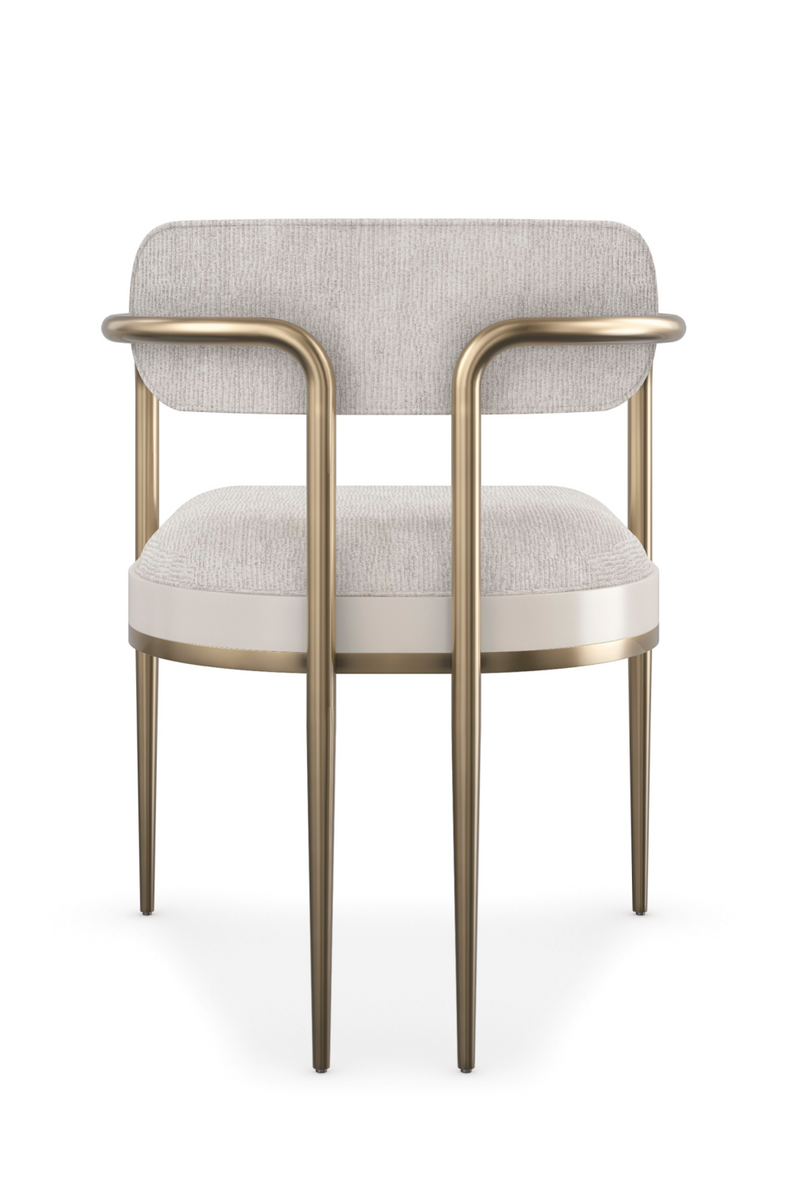 Chaise de salle à manger avec cadre en bronze | Caracole Emphasis | OROA.fr