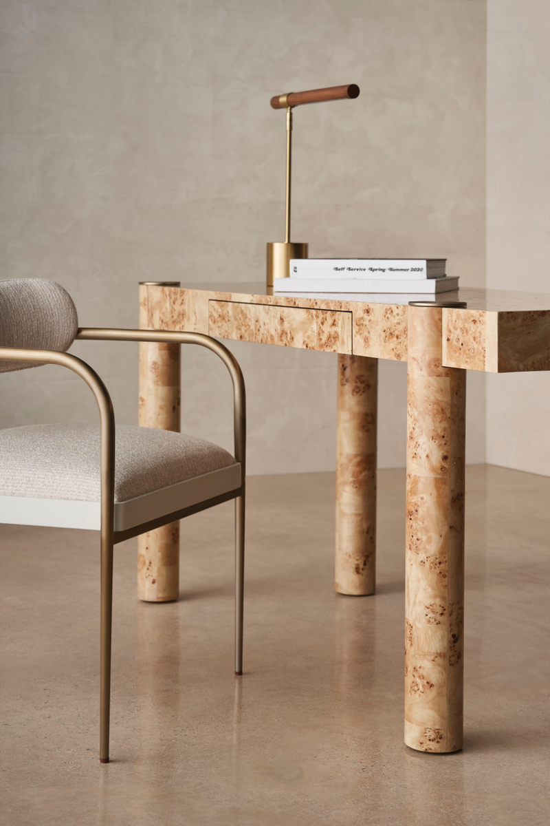 Chaise de salle à manger avec cadre en bronze | Caracole Emphasis | OROA.fr