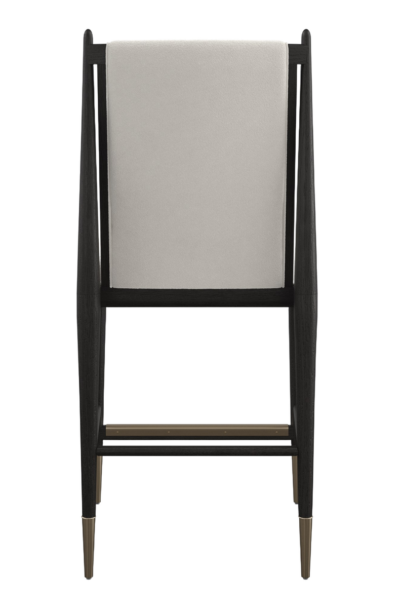 Tabouret de Comptoir en Bouclé Ivoire | Caracole Unity