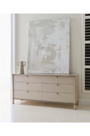 Commode en bois clair et travertin | Caracole Balance | Meubleluxe.fr