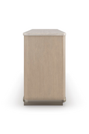 Commode en bois de chêne et travertin | Caracole Rhythm | Meubleluxe.fr