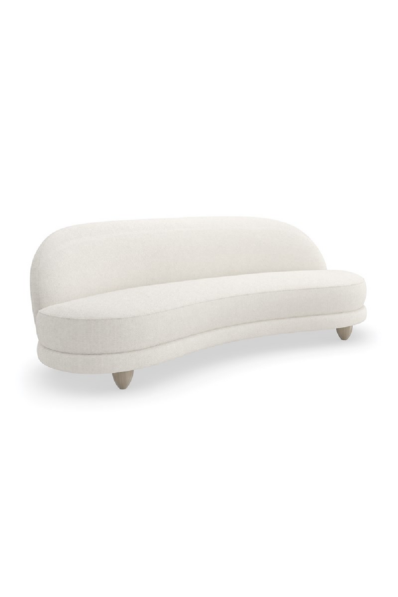 Bouclé Serpentine Sofa | Caracole Tulum | Meubleluxe.fr