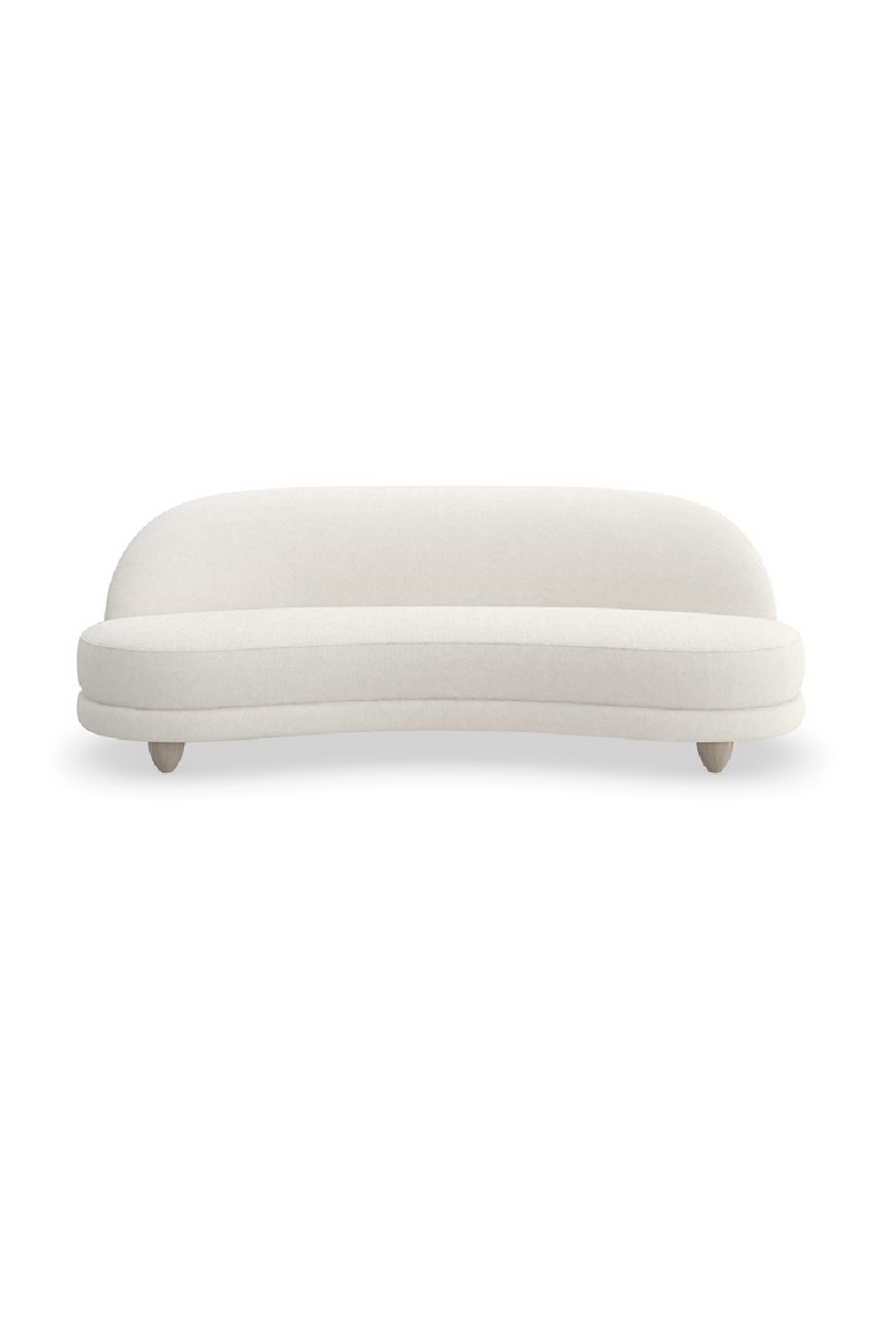 Bouclé Serpentine Sofa | Caracole Tulum | Meubleluxe.fr