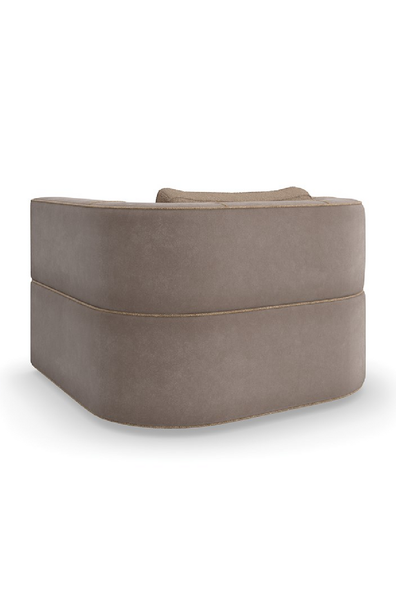 Fauteuil lounge gris chaud | Caracole Marbella | OROA.fr