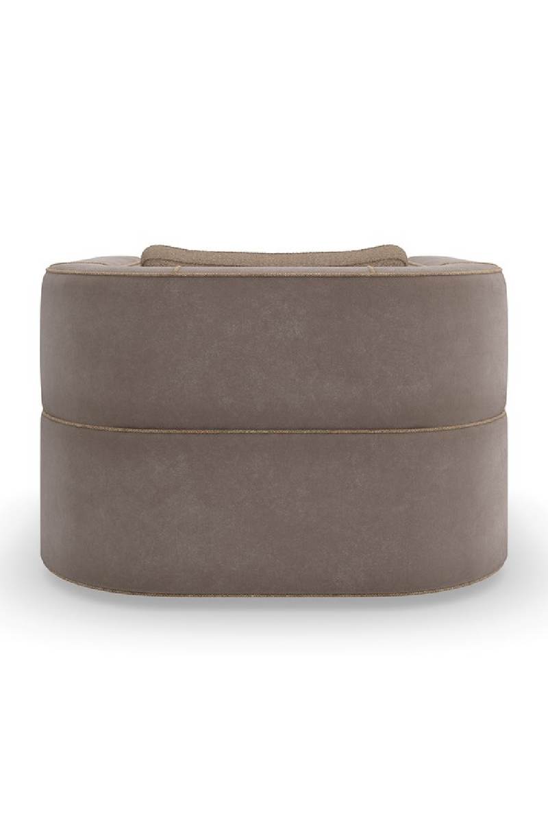 Fauteuil lounge gris chaud | Caracole Marbella | OROA.fr