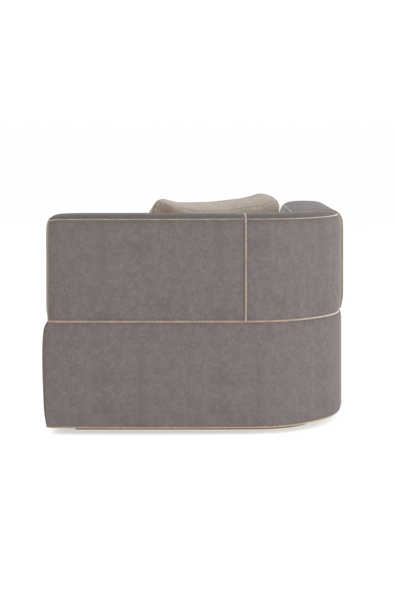 Chaise Longue en Cuir Marron | Caracole Marbella | Oroa.fr