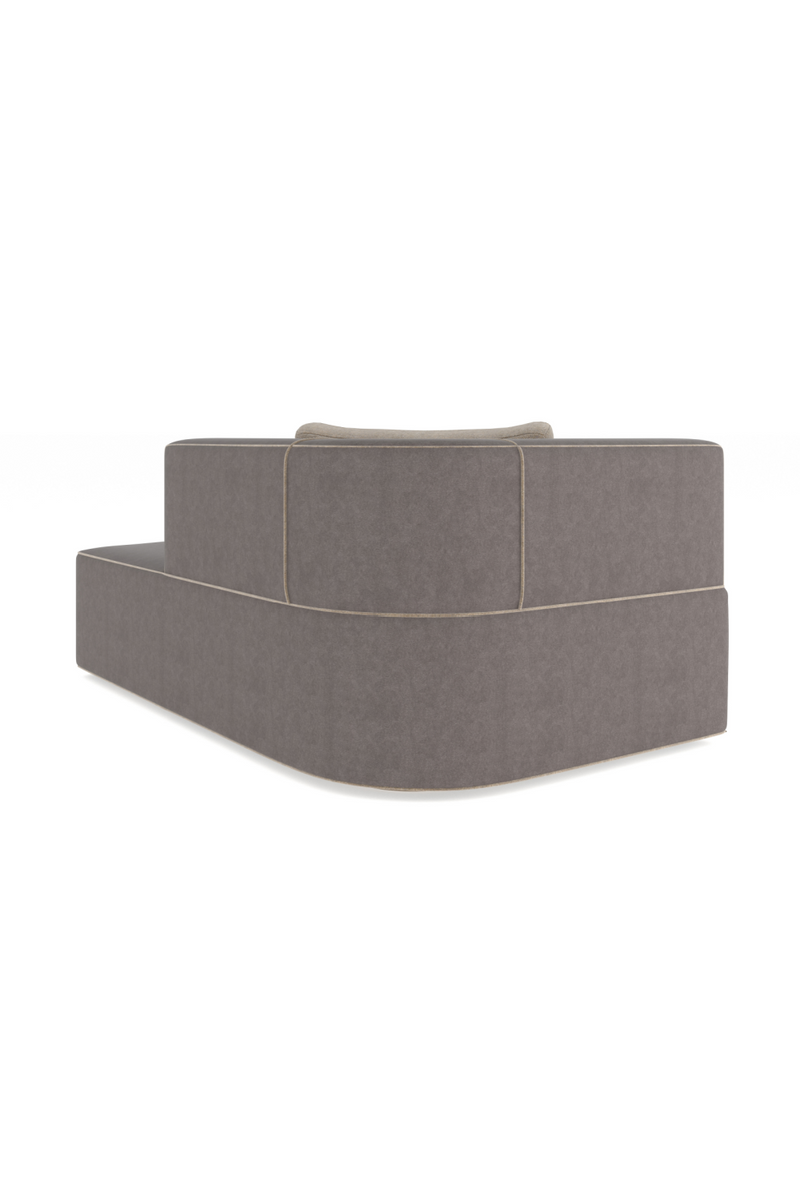 Chaise Longue en Cuir Marron | Caracole Marbella | Oroa.fr