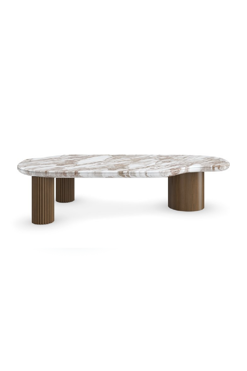 Table basse en pierre de forme organique | Caracole Seychelles | OROA.fr