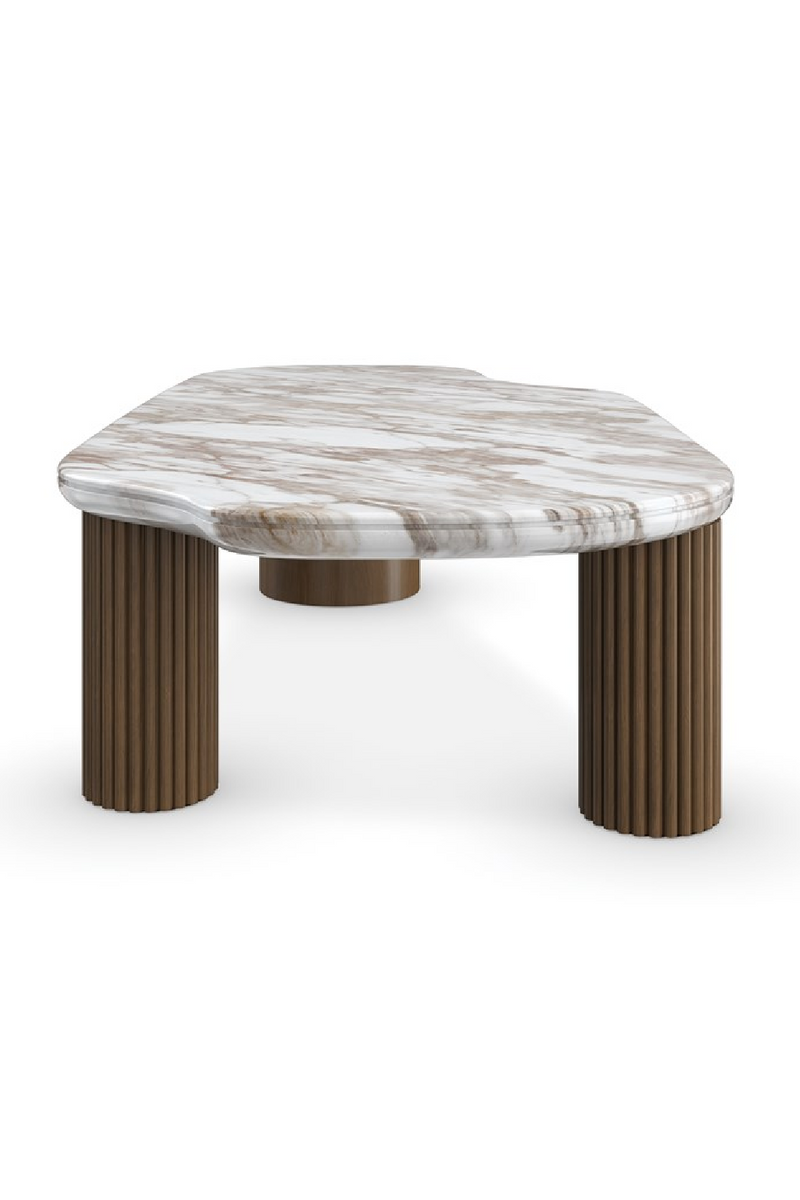 Table basse en pierre de forme organique | Caracole Seychelles | OROA.fr
