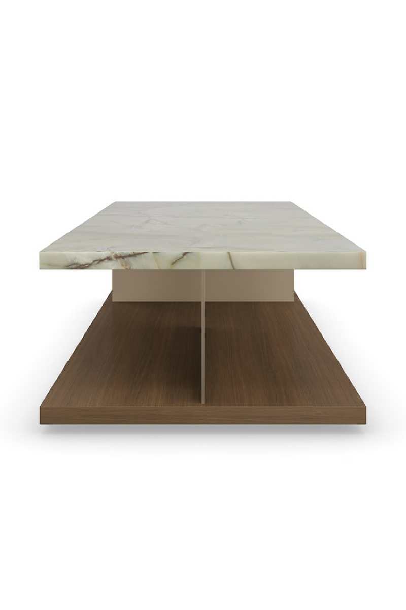 Table Basse avec Plateau en Pierre | Caracole Cape Verde | OROA.fr