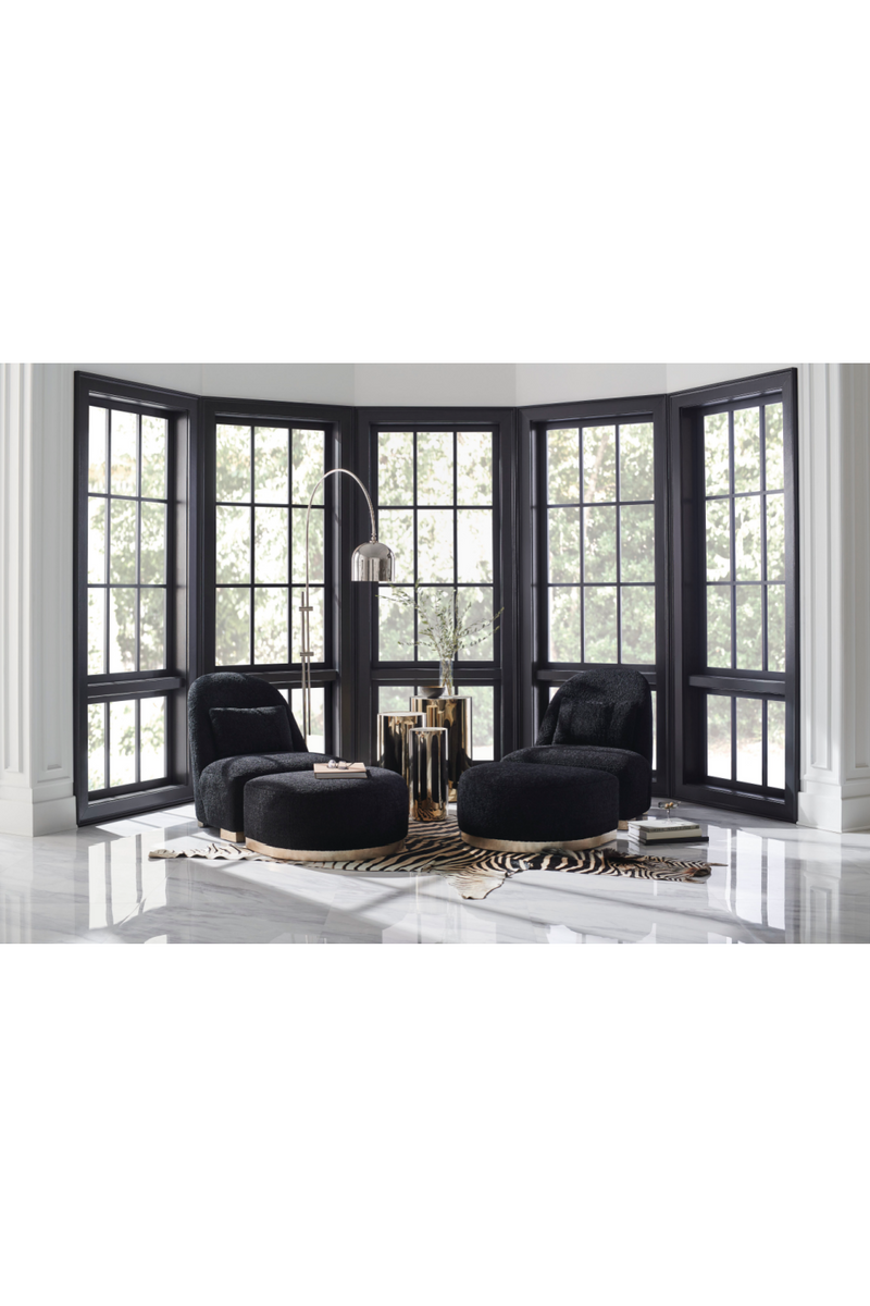 Fauteuil de Détente en Shearling Gris | Caracole Act | Oroatrade.com