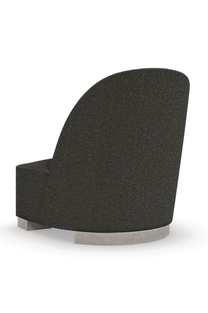 Fauteuil de Détente en Shearling Gris | Caracole Act | Oroatrade.com