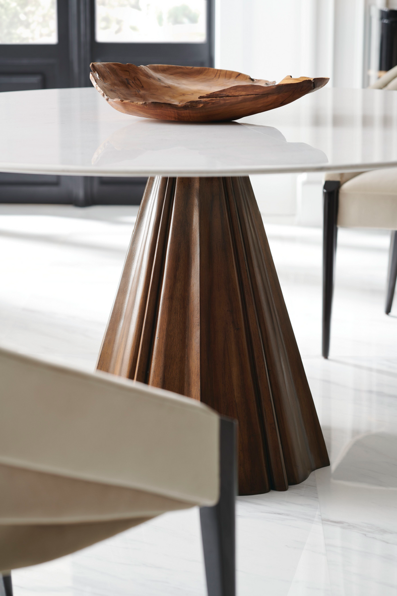 Fauteuil d’appoint moderne en velours | Caracole À Tous Les Niveaux | OROA.fr