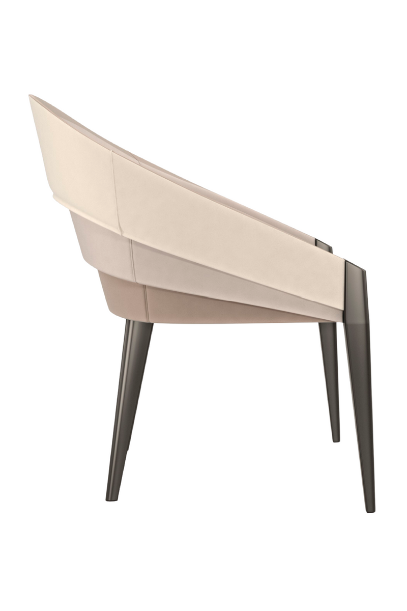 Fauteuil d’appoint moderne en velours | Caracole À Tous Les Niveaux | OROA.fr