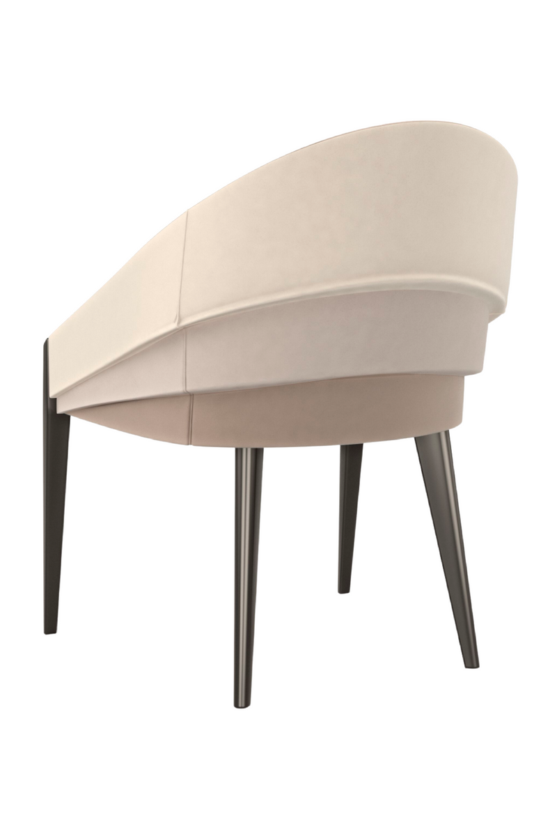 Fauteuil d’appoint moderne en velours | Caracole À Tous Les Niveaux | OROA.fr