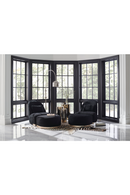 Table basse en métal doré et pierre crème | Caracole Round About M | Meubleluxe.fr