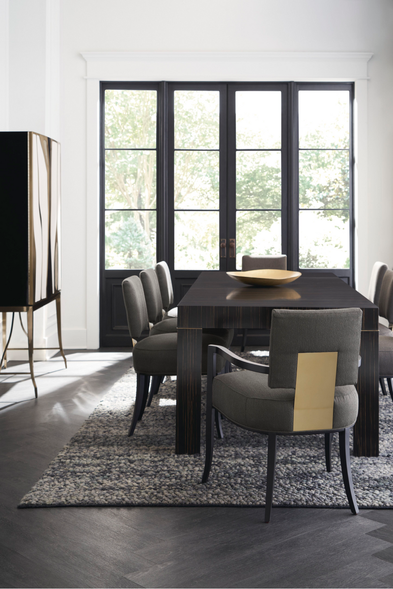 Meuble bar à motifs en bois et métal | Caracole Uptown | Meubleluxe.fr