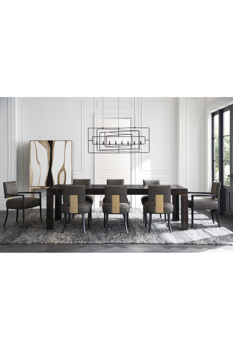 Meuble bar à motifs en bois et métal | Caracole Uptown | Meubleluxe.fr